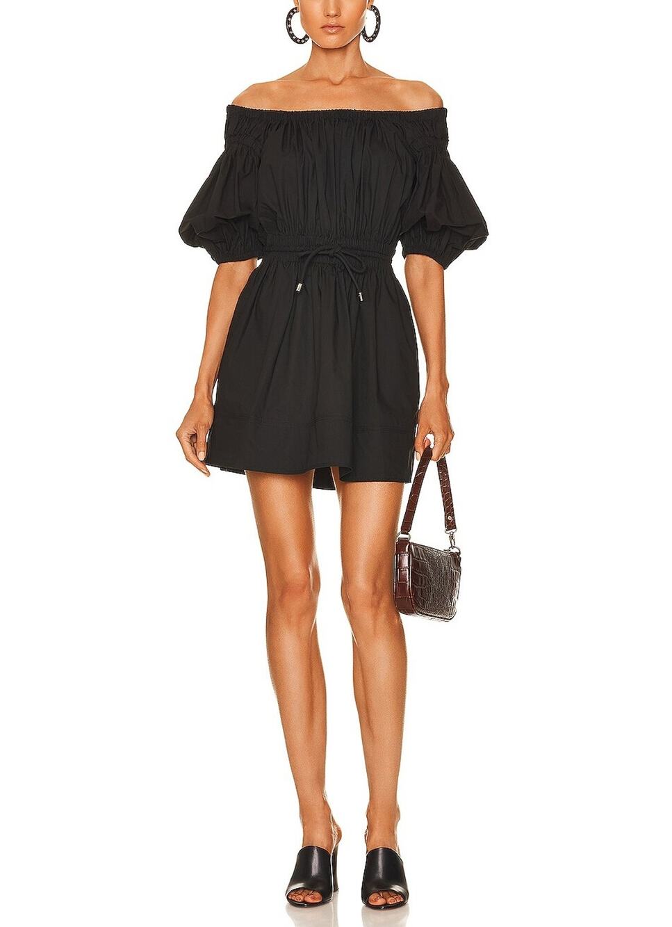 A.L.C. Off Shoulder Black Maya Dress Size 2